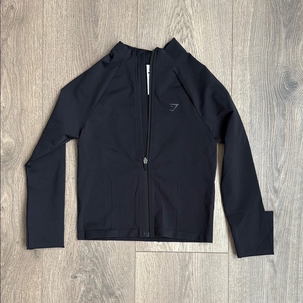 Gymshark Black Zip-Up Jacket